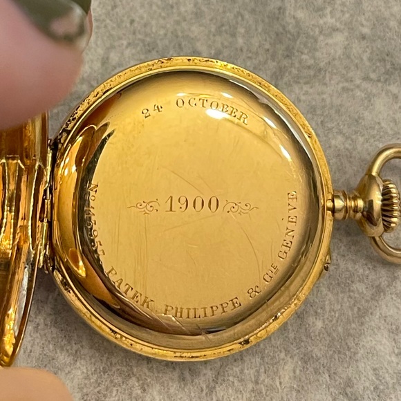 Patek Philippe antique pocket watch in 18k yellow gold - Picture 8 of 11